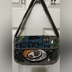 Paris Beaded Shoulder Bag